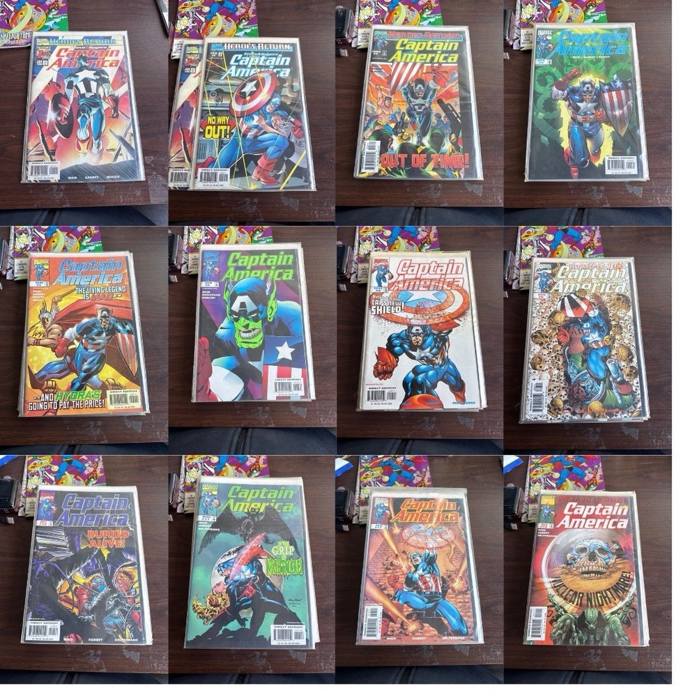 Lot Of 13 Captain America Marvel Comics 1999 Read Description (B3)